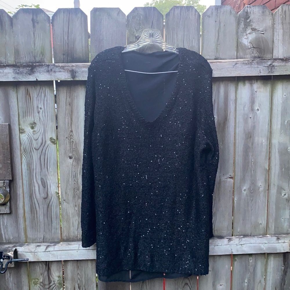 Apt.9 sequins sweater tunic sz. Xl